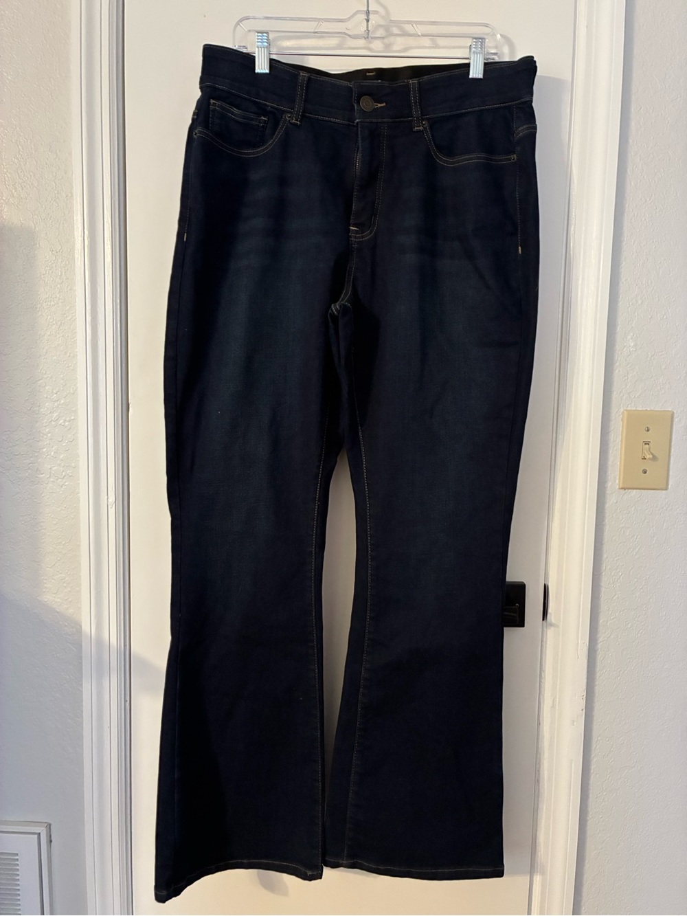 Women’s NY & Co. Dark Blue Curvy Sculpting Bootcut Jeans